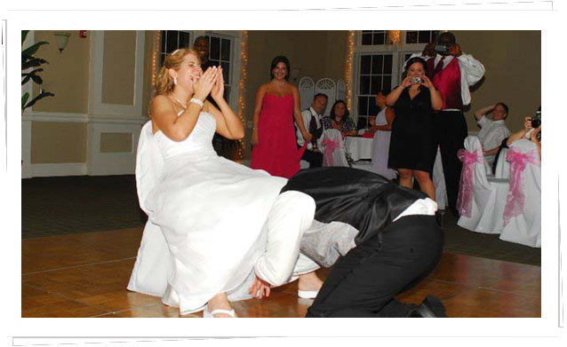 bride and the garter